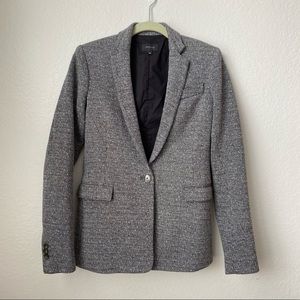 Theory Dancey Kenmore One Button Gray Jacket